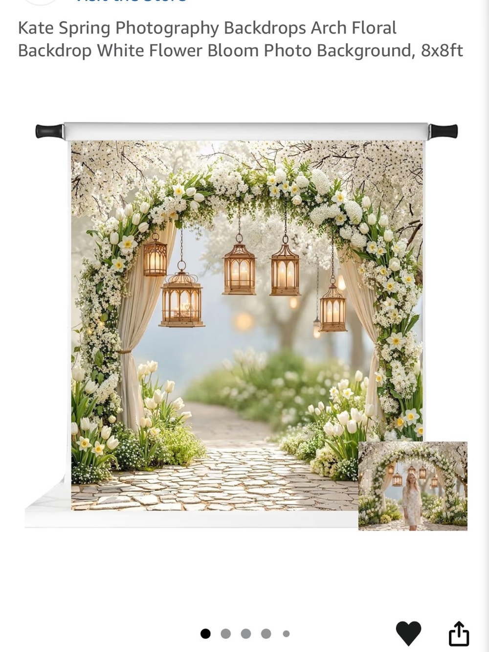 Kate 10x8 spring backdrop